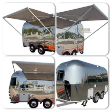 caravan manufacture rv camper airstream camping trailer with fully equipend kitchen caravan for sale in usa